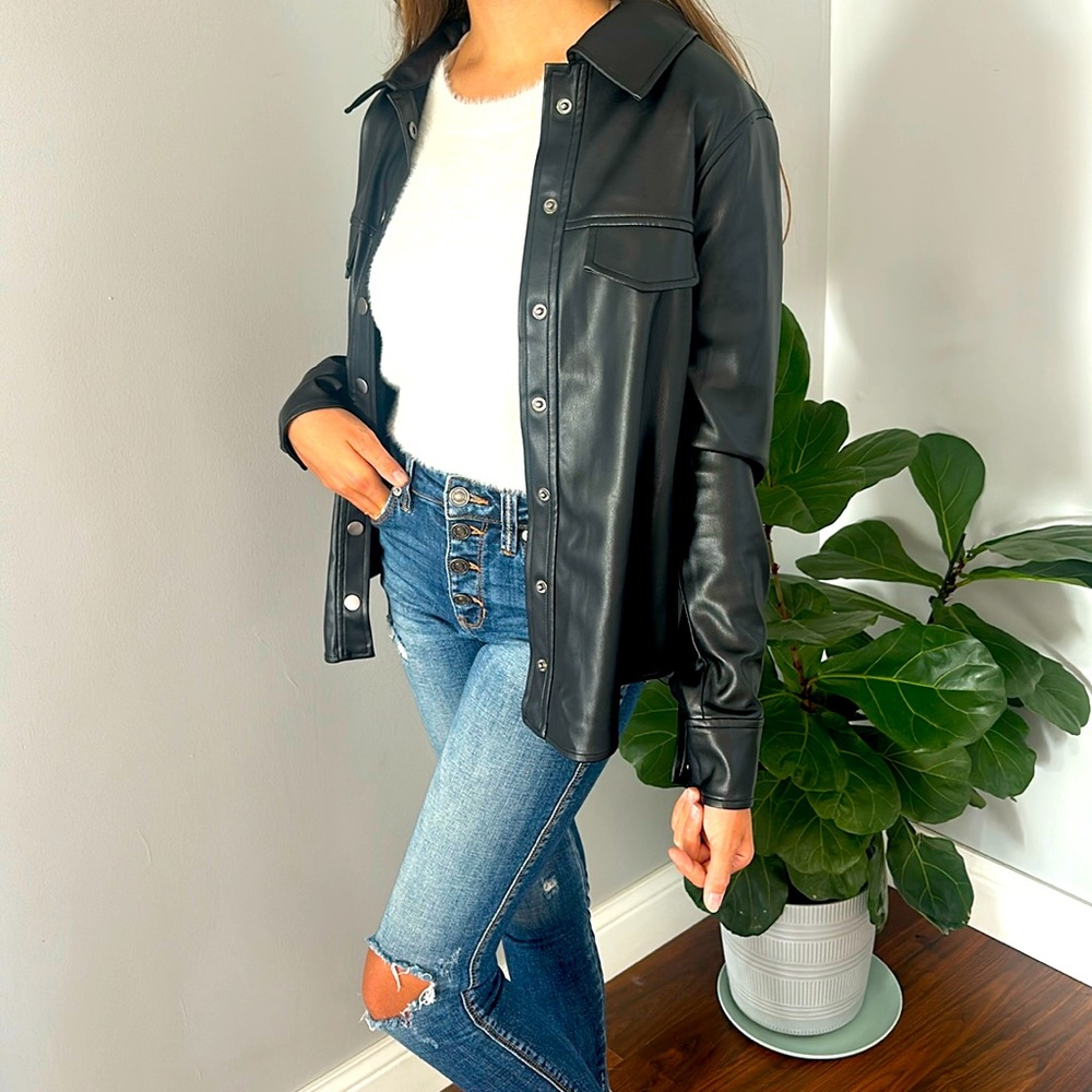 JustFab Leather jacket
